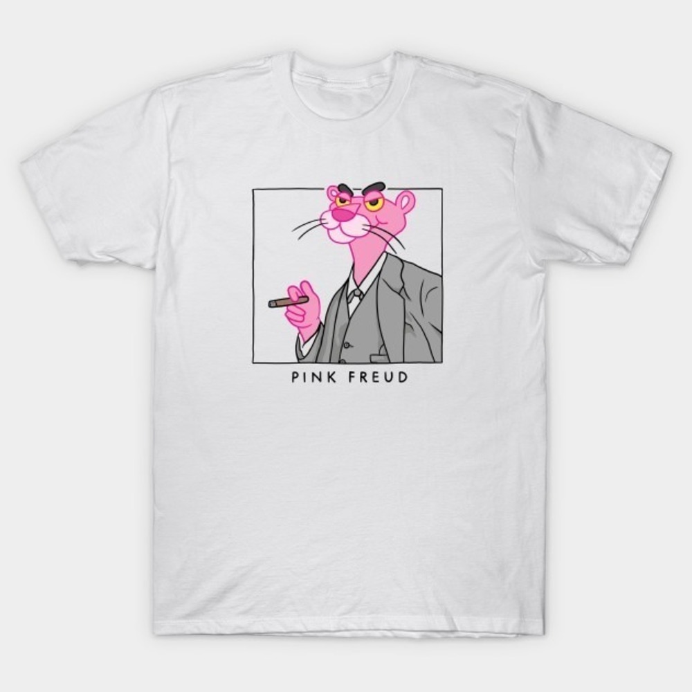 PINK FREUD -Panther Sigmund Freud T-Shirt